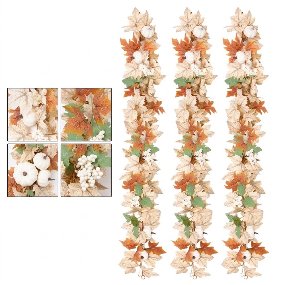 Wedding Decor Supply Store - クラフト用品店、花屋、小売店の陳列棚、または家庭用装飾、ビジネス用の装飾に最適な、メープルリーフのつる植物。